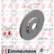 Zimmermann Brake Disc - Standard/Coated, 100124220 100124220 - alternate 3